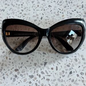 Vintage' Tom Ford Bardot oversize cat eye Black Women's Sunglasses